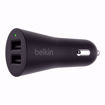 Picture of Belkin Dual USB-A Car Charger 24W  + USB-A To Lightning Cable 1.2M- Black