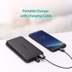 Picture of Ravpower Blade Series 10000mAh Power Bank with Built in Lightning Cable - Black