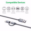 Picture of Zendure Micro + Lightning Cable 30CM - Grey