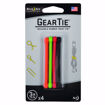 Picture of Niteize Gear Tie Reusable Rubber Twist Tie 3IN 7.6CM X4 - Assorted