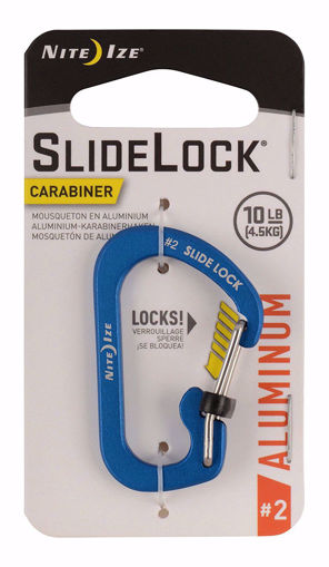 Picture of Niteize Slidelock Carabiner Aluminum 2 - Blue Smell