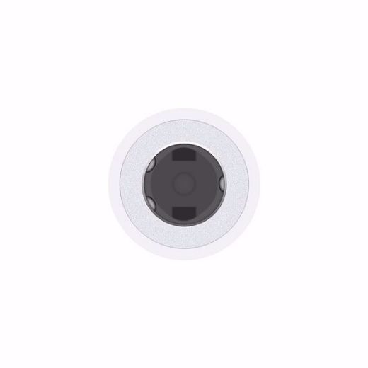 Picture of Apple Lightning to Headphone Jack Adapter 3.5 mm - White