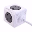 Picture of PowerCube 4 Power Outlets 2xUSB Ports 3M Cable - Grey