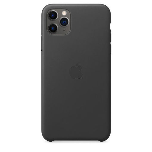 Picture of Apple iPhone 11 Pro Max Leather Case - Black