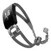 Picture of Just Must Diamond Metal Strap for Fitbit Inspire HR - Black