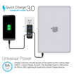 Picture of Naztech Quick Charge + USB-C Wall Charger 25W - Black