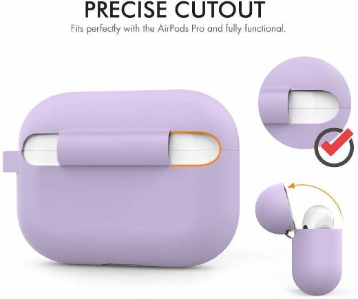 Picture of Ahastyle Silicone Case for Apple AirPods Pro - Lavender