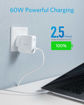 Picture of Anker PowerPort Atom III 60W GAN with PiQ 3 - White
