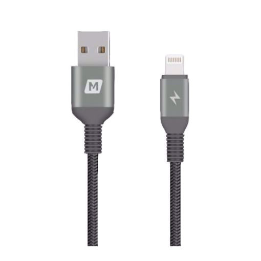Picture of Momax Elite Link Lightning To USB Cable 0.3M - Space Grey