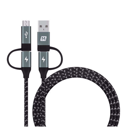 Picture of Momax OneLink 4 in 1 USB-C PD Cable - Dark Grey