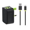 Picture of Goui Spot Charger+ Micro Usb Sync Cable - Black/Green