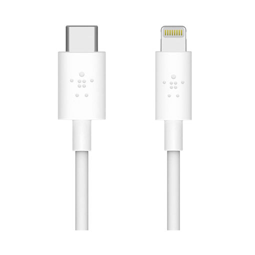 Picture of Belkin USB-C to Lightning Cable 1.2M - White