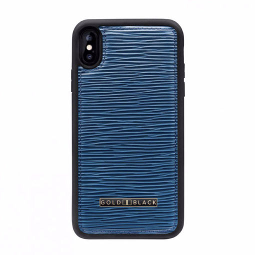 Picture of Gold Black iPhone Xs Max Case - Unico Blue