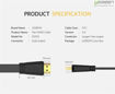 Picture of Ugreen 5M HDMI Cable 2.0 Version Full Copper - Black