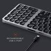 Picture of Satechi  Compact Backlit Bluetooth Keyboard for Mac - Space Grey