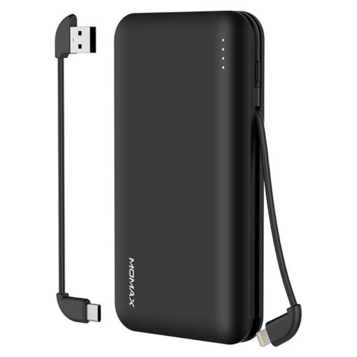 Picture of Momax iPower Minimal 5 External Battery Pack 10000mAh - Black