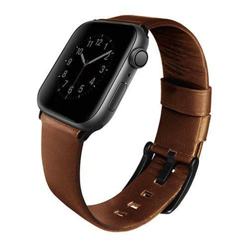 Picture of Uniq Mondain Apple watch Genuine Leather strap 42/44/45mm - Brown