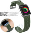 Picture of Ahastyle Premium Silicone Apple Watch Band Tire 42/44/45/49mm - Army Green