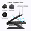Picture of Tronsmart Foldable Adjustable Laptop Riser with Phone Holders - Black