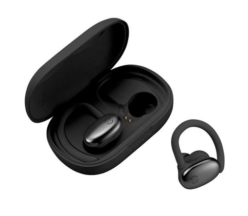Picture of Momax Earhook TWS Waterproof Sports Bluetooth Headsets - Black