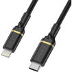 Picture of OtterBox USB-C to Lightning Fast Charge Cable Standard 1M - Black