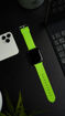 Picture of Horus Apple Watch Strap 49/45/44/42mm - Lime Green Rubber