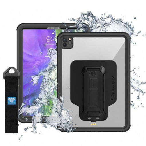 Picture of Armor X Waterproof Case for iPad Pro 12.9-inch 4th Gen 2020 - Black