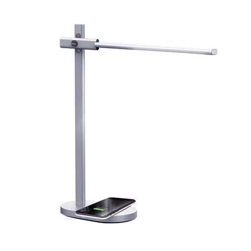 Picture of Momax Q.led Desk Lamp with Wireless Charger Base 10W - Grey