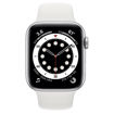 Picture of Apple Watch ( Series 6 GPS 40MM ) Silver Aluminum Case with White Sport Band