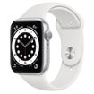 Picture of Apple Watch ( Series 6 GPS 40MM ) Silver Aluminum Case with White Sport Band