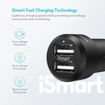 Picture of Ravpower 2-Pack Combo 24W Dual USB Car Charger + 1M Lightning Cable - Black