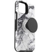 Picture of OtterBox Otter + Pop Symmetry Case for iPhone 12 Mini - White Marble