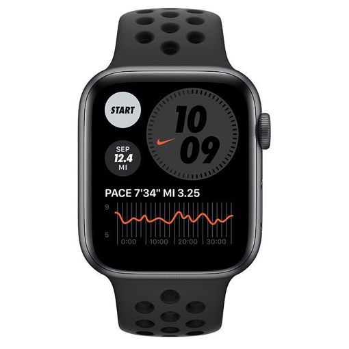 Picture of Apple Watch ( Series 6 GPS  + Cellular 40MM ) Space Gray Aluminum Case with Anthracite/Black Nike Sport Band