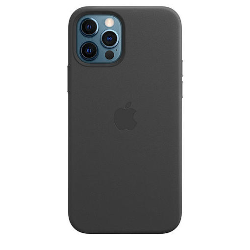 Picture of Apple iPhone 12/12 Pro Leather Case with MagSafe - Black