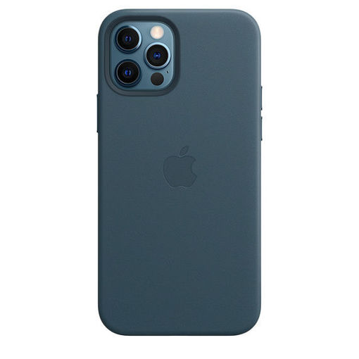 Picture of Apple iPhone 12/12 Pro Leather Case with MagSafe - Baltic Blue