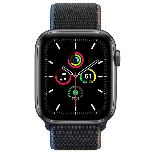 Picture of Apple Watch ( SE GPS + Cellular 44MM ) Space Gray Aluminum Case with Charcoal Sport Loop