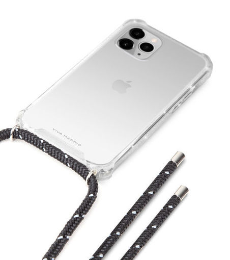 Picture of Viva Madrid Portra Clear Case for iPhone 12/12 Pro - Black Lanyard