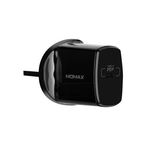 Picture of Momax One Plug USB-C PD Fast Charger 20W - Black