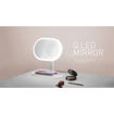 Picture of Momax Q.Led Mirror External Wireless Charging and Bluetooth Speaker - White
