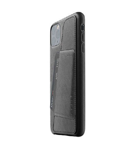 Picture of Mujjo Full Leather Wallet Case for iPhone 11 Pro Max - Black