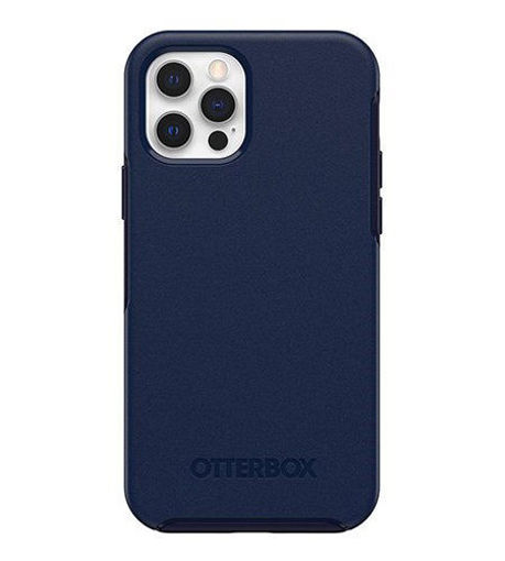 Picture of OtterBox Symmetry Plus Case with MagSafe for iPhone 12/12 Pro - Blue