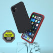 Picture of Evutec Case for iPhone 12 Mini Ballistic Nylon with Afix + Mount - Red