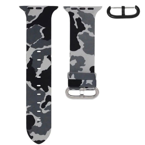 Picture of Horus Apple Watch Strap 49/45/44/42mm - Snow Camo Rubber