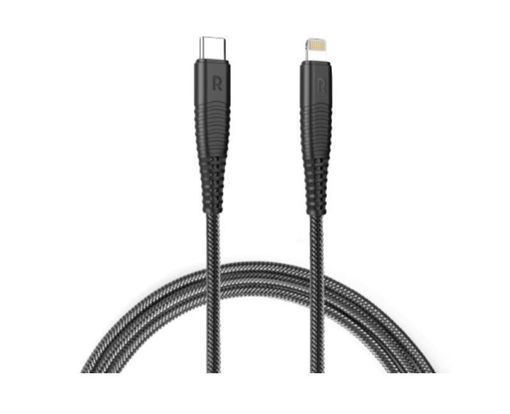 Picture of Ravpower Nylon Type-C to Lightning Cable 1M - Black