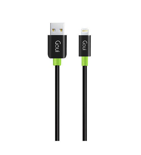 Picture of Goui 8 Pin Spring USB-A to Lightning Cable 0.3M - Black
