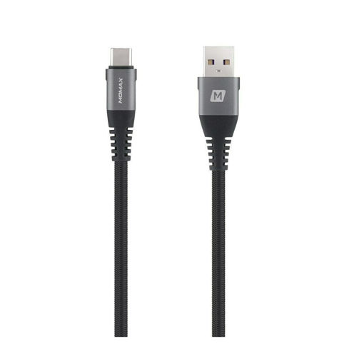 Picture of Momax Elite Link USB-A to USB-C 2M - Black