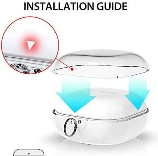 Picture of Araree Nukin Hard Pc Case for Samsung Buds Pro - Clear