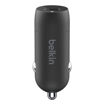 Picture of Belkin Car Charger 20W with Lightning Cable - Black