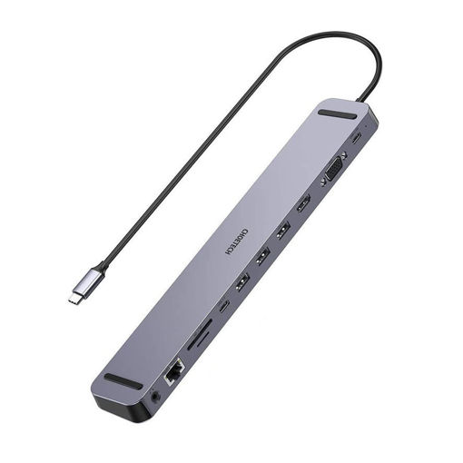 Picture of Choetech Aluminum shell 11 in 1 USB-C Hub - Space Gray
