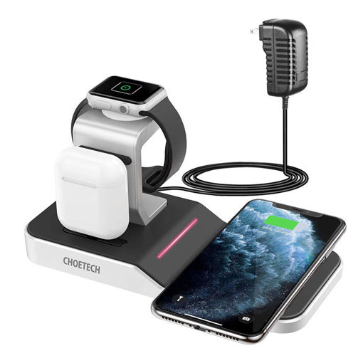 Picture of Choetech MFi Certificated 4 in 1 Wireless Charging Dock